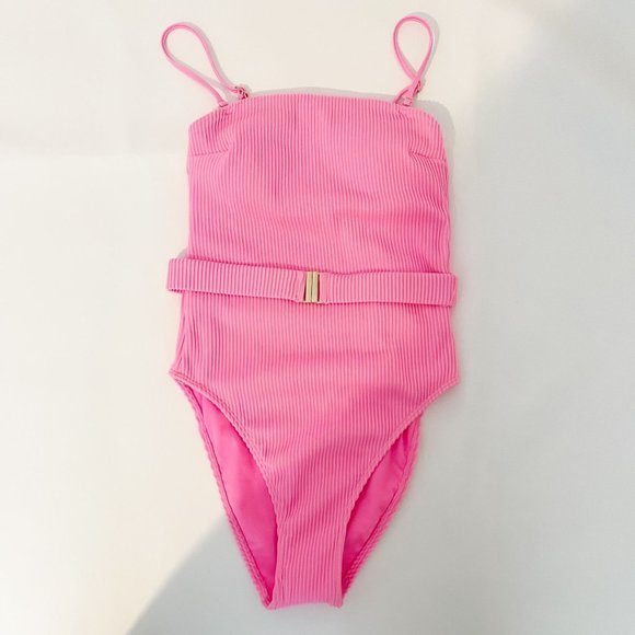 hollister pink bathing suit